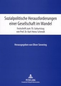 Abbildung von: Sozialpolitische Herausforderungen einer Gesellschaft im Wandel - Peter Lang Verlag