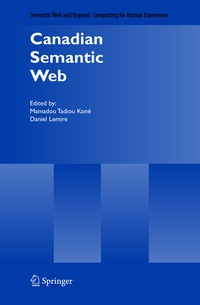 Enlarge image Cover: Canadian Semantic Web - Springer