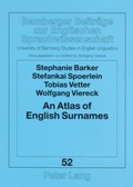 Cover: An Atlas of English Surnames - Peter Lang Verlag
