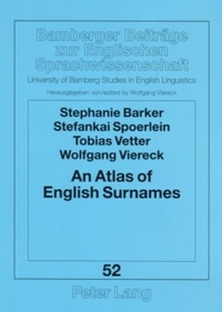 Abbildung von: An Atlas of English Surnames - Peter Lang Verlag