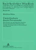 Cover: Umweltschutz durch Privatrecht - Peter Lang Verlag