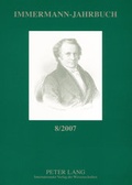 Cover: Immermann-Jahrbuch 8/2007 - Peter Lang Verlag