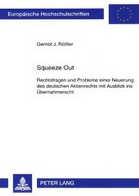 Abbildung von: Squeeze Out - Peter Lang Verlag