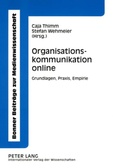 Cover: Organisationskommunikation online - Peter Lang Verlag