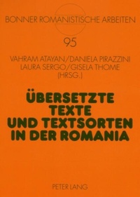 Enlarge image Cover: Übersetzte Texte und Textsorten in der Romania - Peter Lang Verlag