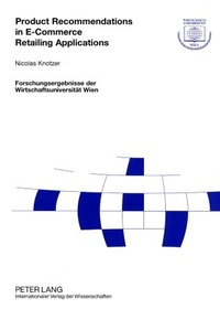 Abbildung von: Product Recommendations in E-Commerce Retailing Applications - Peter Lang Verlag