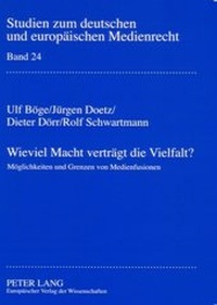 Abbildung von: Wieviel Macht verträgt die Vielfalt? - Peter Lang Verlag