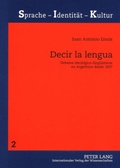 Cover: Decir la lengua - Peter Lang Verlag