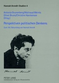 Cover: Perspektiven politischen Denkens - Peter Lang Verlag