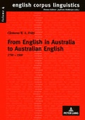 Cover: From English in Australia to Australian English - Peter Lang Verlag