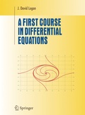 Cover: A First Course in Differential Equations - Springer New York
