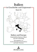 Cover: Italien und Europa - Peter Lang Verlag