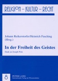 Cover: In der Freiheit des Geistes - Peter Lang Verlag