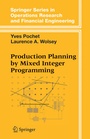 Cover: Production Planning by Mixed Integer Programming - Springer