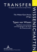 Cover: Typen von Wissen - Peter Lang Verlag