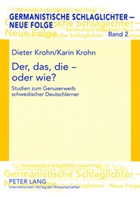 Abbildung von: Der, das, die - oder wie? - Peter Lang Verlag
