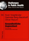 Cover: Gesundheitliche Ungleichheit - Peter Lang Verlag