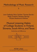 Cover: Musical Listening Habits of College Students in Finland, Slovenia, South Africa, and Texas - Peter Lang Verlag