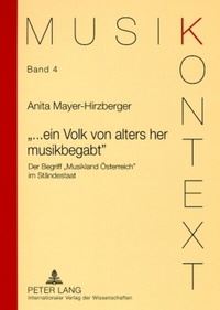 Abbildung von: «...ein Volk von alters her musikbegabt» - Peter Lang Verlag