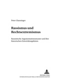 Cover: Rassismus und Rechtsextremismus - Peter Lang Verlag