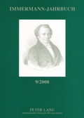 Cover: Immermann-Jahrbuch 9/2008 - Peter Lang Verlag