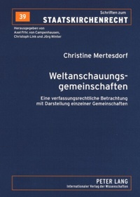 Abbildung von: Weltanschauungsgemeinschaften - Peter Lang Verlag