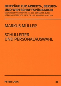 Bild: Schulleiter und Personalauswahl - Peter Lang Verlag