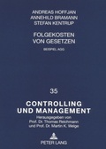 Cover: Folgekosten von Gesetzen - Peter Lang Verlag