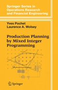 Cover: Production Planning by Mixed Integer Programming - Springer