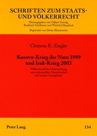 Abbildung von: Kosovo-Krieg der Nato 1999 und Irak-Krieg 2003 - Peter Lang Verlag