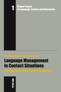 Cover: Language Management in Contact Situations - Peter Lang Verlag