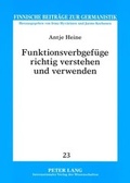 Cover: Funktionsverbgefuege richtig verstehen und verwenden - Peter Lang Verlag