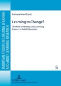 Cover: Learning to Change? - Peter Lang Verlag