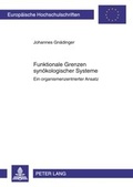 Cover: Funktionale Grenzen synoekologischer Systeme - Peter Lang Verlag