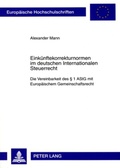Cover: Eink&uuml;nftekorrekturnormen im deutschen Internationalen Steuerrecht - Peter Lang Verlag