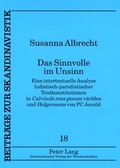 Cover: Das Sinnvolle im Unsinn - Peter Lang Verlag