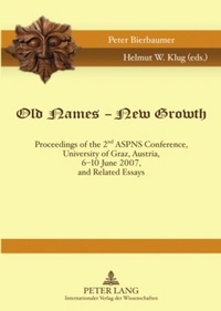 Abbildung von: Old Names - New Growth - Peter Lang Verlag