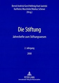 Enlarge image Cover: Die Stiftung - Peter Lang Verlag
