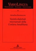 Cover: Variet&agrave; dialettali microareali della Costiera Amalfitana - Peter Lang Verlag