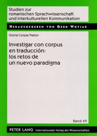 Abbildung von: Investigar con corpus en traducción: los retos de un nuevo paradigma - Peter Lang Verlag