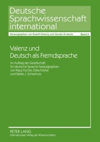 Abbildung von: Valenz und Deutsch als Fremdsprache - Peter Lang Verlag