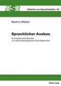 Cover: Sprachlicher Ausbau - Peter Lang Verlag