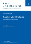 Cover: Analytische Rhetorik - Peter Lang Verlag