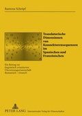 Cover: Translatorische Dimensionen von Konnektorensequenzen im Spanischen und Franzoesischen - Peter Lang Verlag