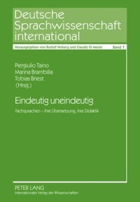 Abbildung von: Eindeutig uneindeutig - Peter Lang Verlag
