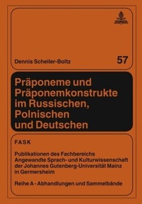 Abbildung von: Präponeme und Präponemkonstrukte im Russischen, Polnischen und Deutschen - Peter Lang Verlag