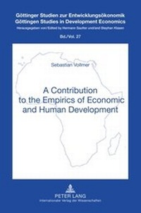 Enlarge image Cover: A Contribution to the Empirics of Economic and Human Development - Peter Lang Verlag