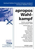 Cover: apropos Wahlkampf - Peter Lang Verlag