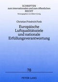 Abbildung von: Europaeische Luftqualitaetsziele und nationale Erfuellungsverantwortung - Peter Lang Verlag