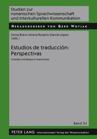 Abbildung von: Estudios de traducción: Perspectivas - Peter Lang Verlag